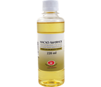 Масло для живописи льняное, 220 мл Р008